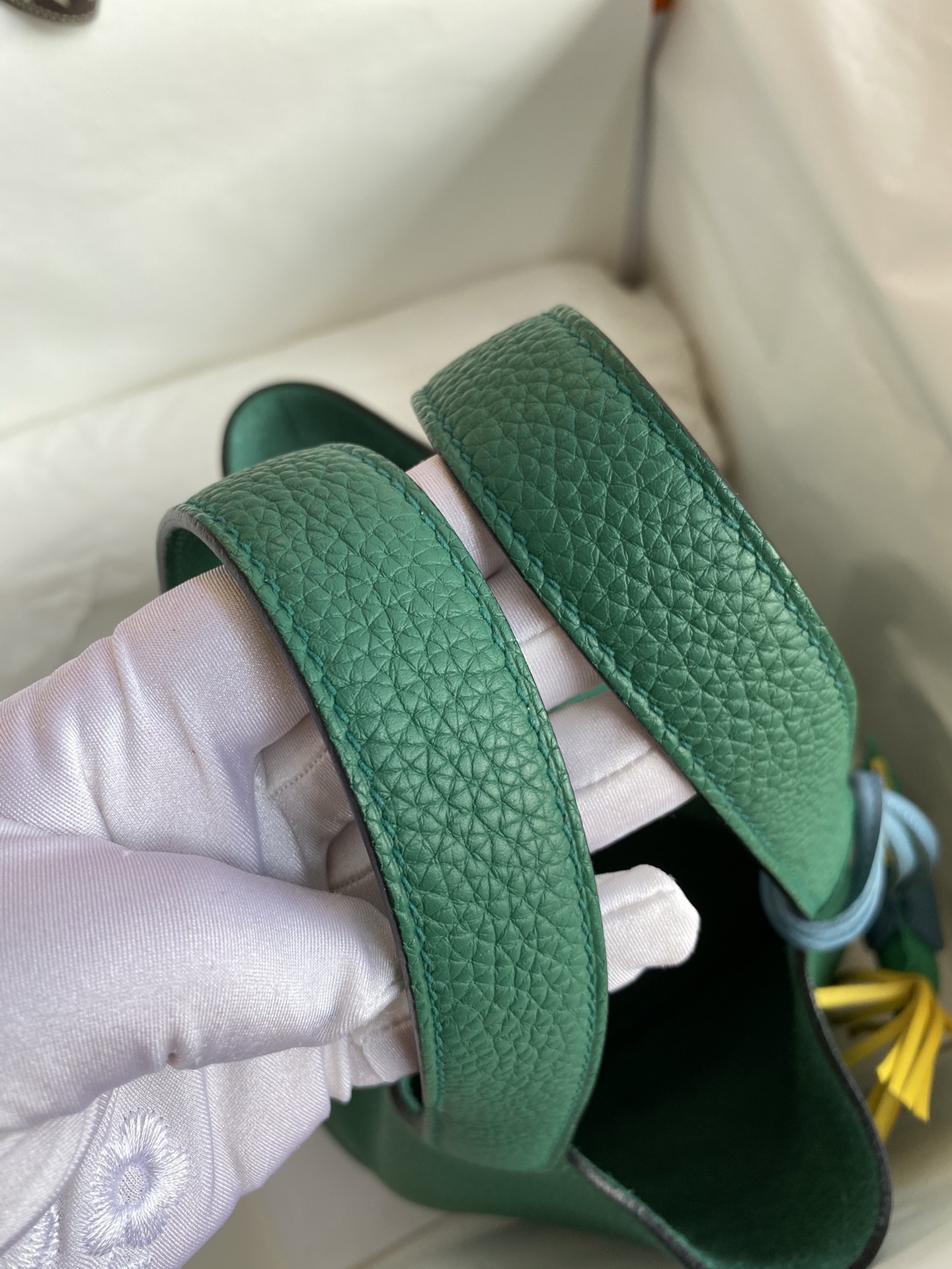 에르메스 피코탄 락22 베르트베르티고 금장 소가죽